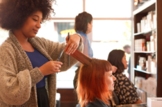 hair cutting image